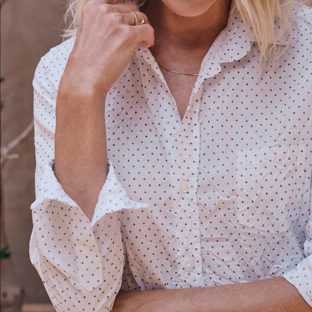 Frank & Eileen Barry Cotton Button Down